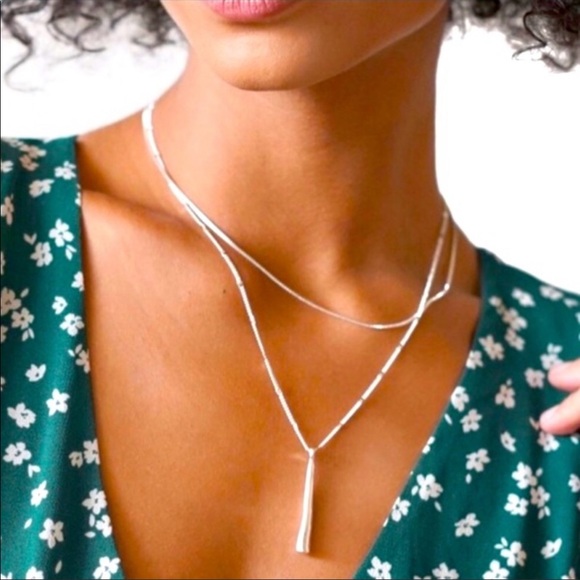 Jenny Bird Jewelry - Jenny Bird Silver Leana Multi Strand Necklace